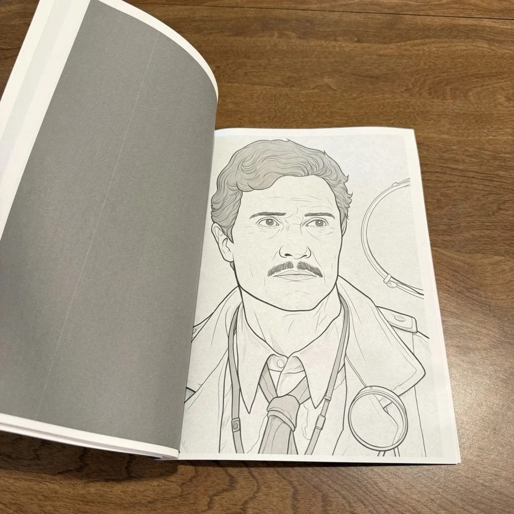 Pedro Pascal Coloring Book for Adults The Life Inspired Joel Lewis NEW Paperback